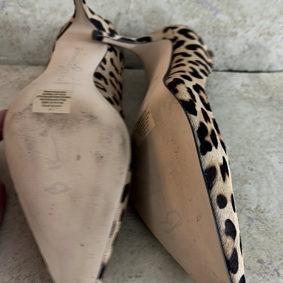 Ivanka Trump Women’s Cheetah Print Calf Hair Stiletto Heels Size 6.5M - Picture 7 of 9